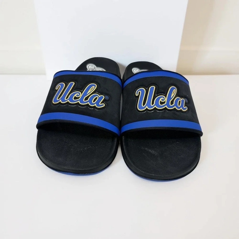 Nike UCLA Bruins Offcourt Slide Sandals Black Blue NCAA Men's Size 7 DX5209-002